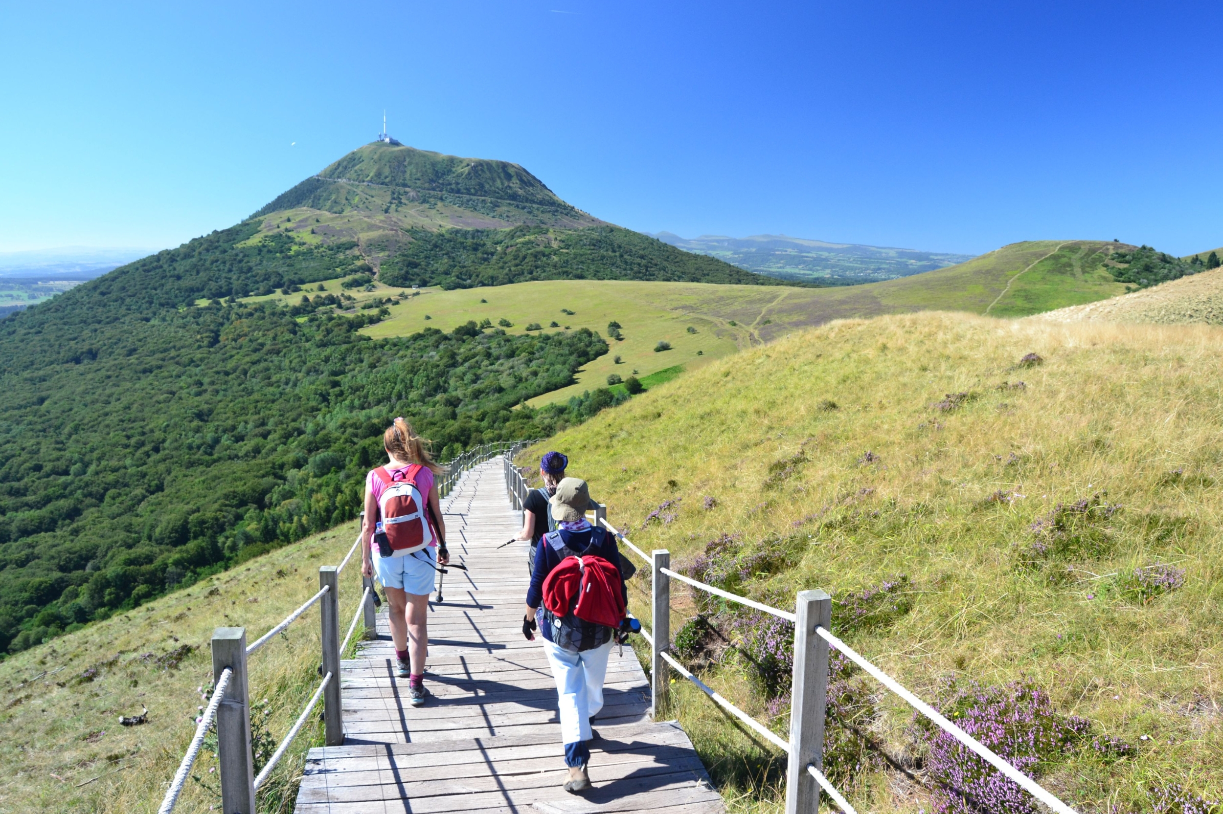 Green valleys and ancient volcanoes of the Auvergne